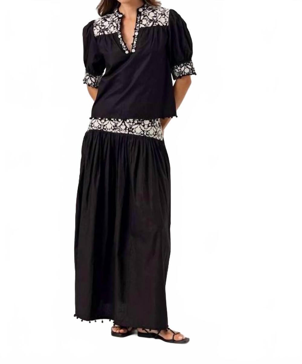 NEW SUNDAYS women's matilda top in black & white